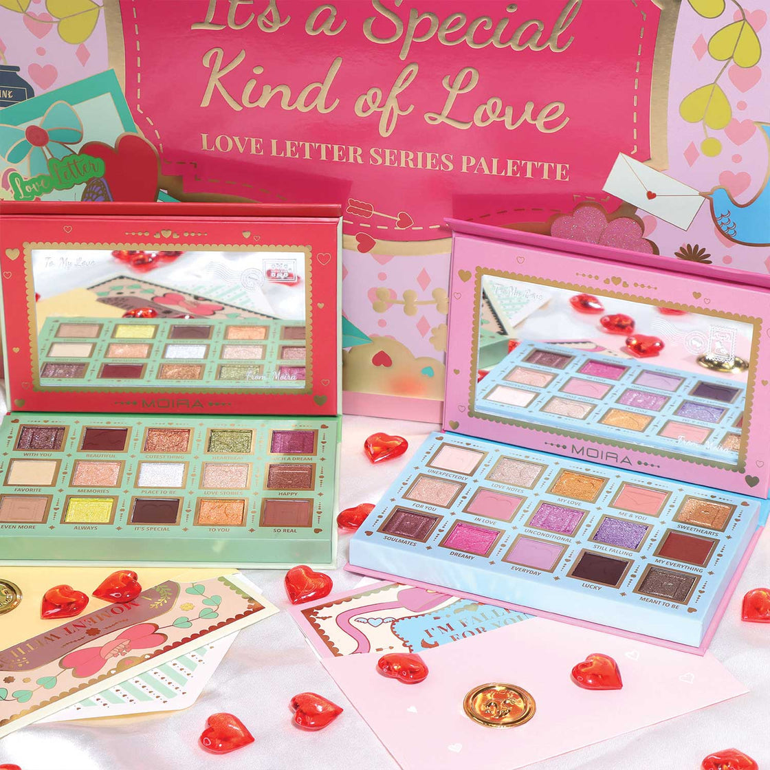 I Am Falling For you Pressed Pigment Palette | Moira Pigment Palette