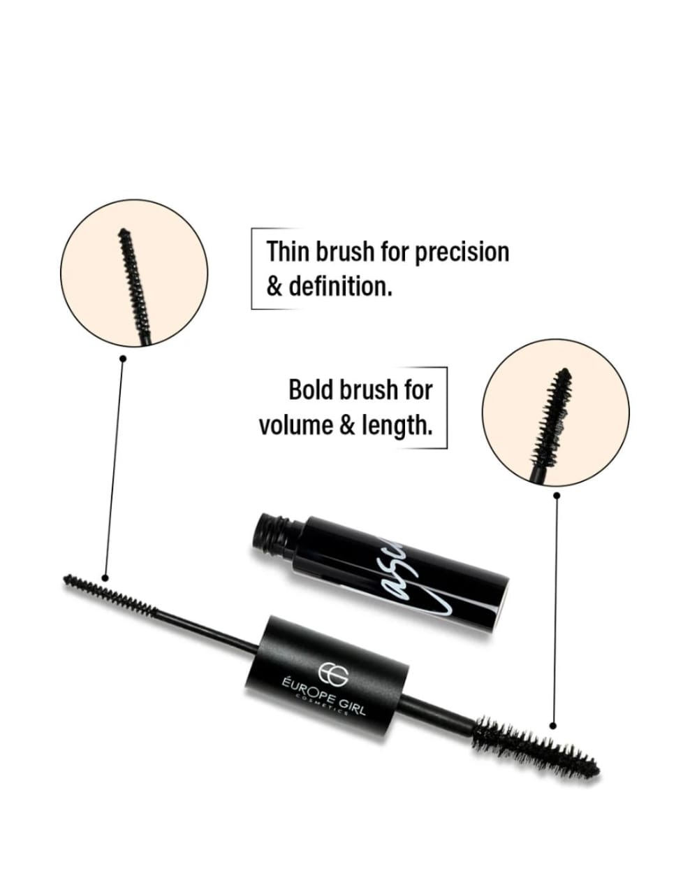 Europe Girl Water proof Mascara 2 in 1